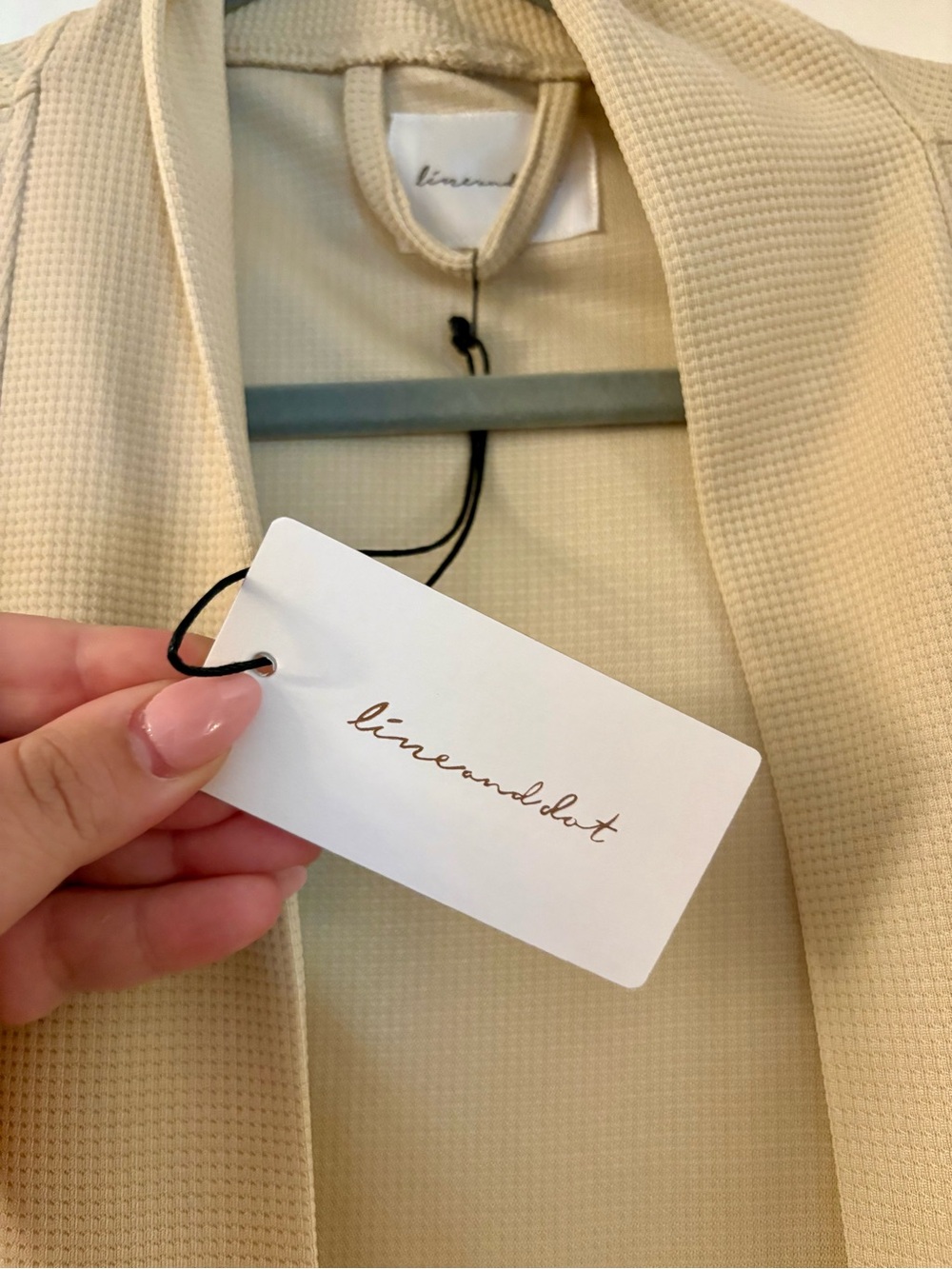 ☁️ Light Beige Long Open Robe - Women Intimates & Sleepwear - Picture 2 of 4